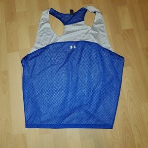 UNDER ARMOUR BLUE BASKETBALL WORKOUT TOP